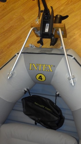 Intex Mariner Inflatable Boat Series: Includes Deluxe Boat Oars and High-Output Pump - SuperTough PVC - Wear-Resistant Keel - Removable Fishing Rod Holders - Heavy Duty Grab Handle customer photo 1