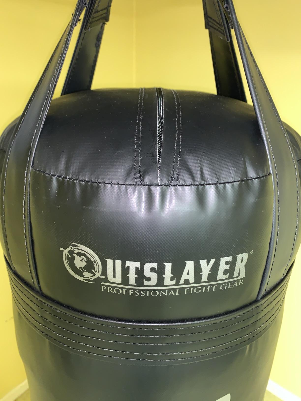 Outslayer 100 lbs Filled Heavy Bag | Custom Colors for Boxing, Kickboxing, Taekwondo & MMA | Made in USA customer photo 2
