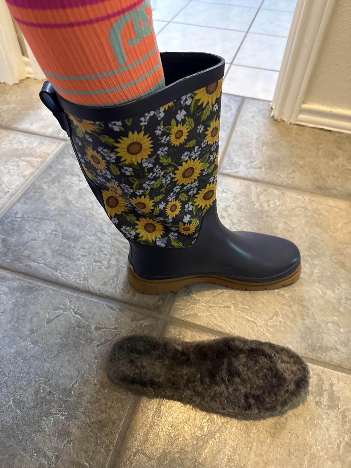 Western Chief Women's Tall Waterproof Rain Boot Outdoor Garden Shoes customer photo 2