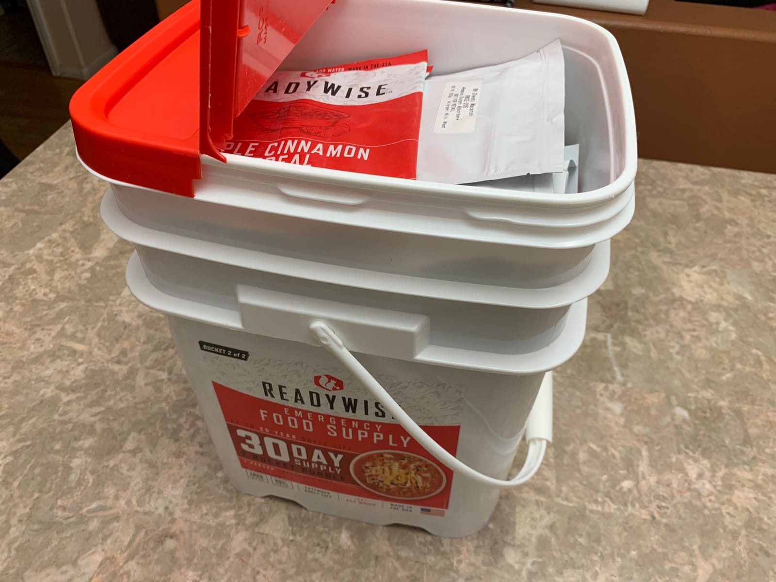 ReadyWise Emergency Food Supply - 72 Hour Survival Kit, 30 Servings of Protein Meals, Freeze Dried Food for Backpacking, Camping Essentials & Disaster Prepping Supplies, up to 25 Year Shelf Life customer photo 1