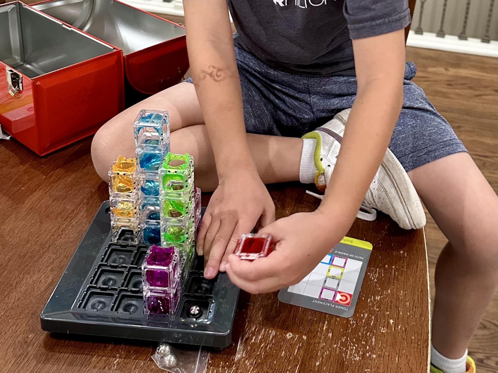 ThinkFun Gravity Maze - Falling Marble Logic Game - Challenging STEM Toy for Kids 8-12 - Gravity Marble Maze - Brain-Building Fun - Educational Gift customer photo 1