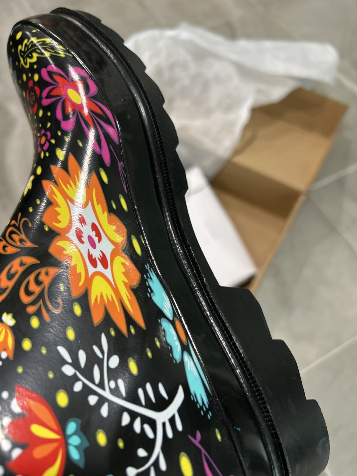 Western Chief Women's Tall Waterproof Rain Boot Outdoor Garden Shoes customer photo 1
