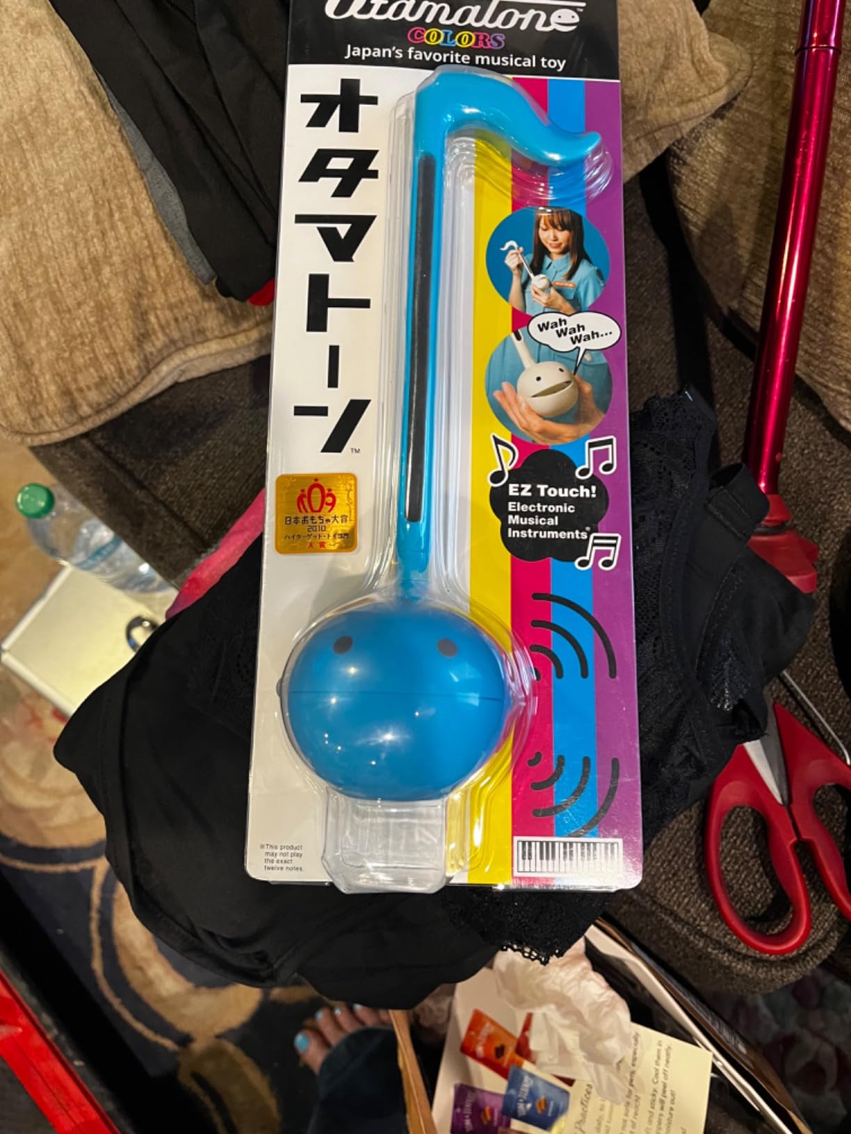 Otamatone Japanese Electronic Synthesizer Musical Instrument Toy - Black, Portable Music Synthesizer from Japan customer photo 2
