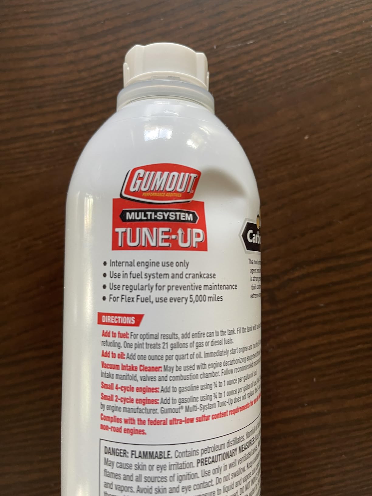 Gumout 510011 Multi-System Tune-Up, Fuel Stabilizer Injector Cleaner & Gas Treatment, 16 oz, Full Fuel System Cleaner - Improves Engine Performance, Cleans & Removes Deposits and Residue customer photo 1