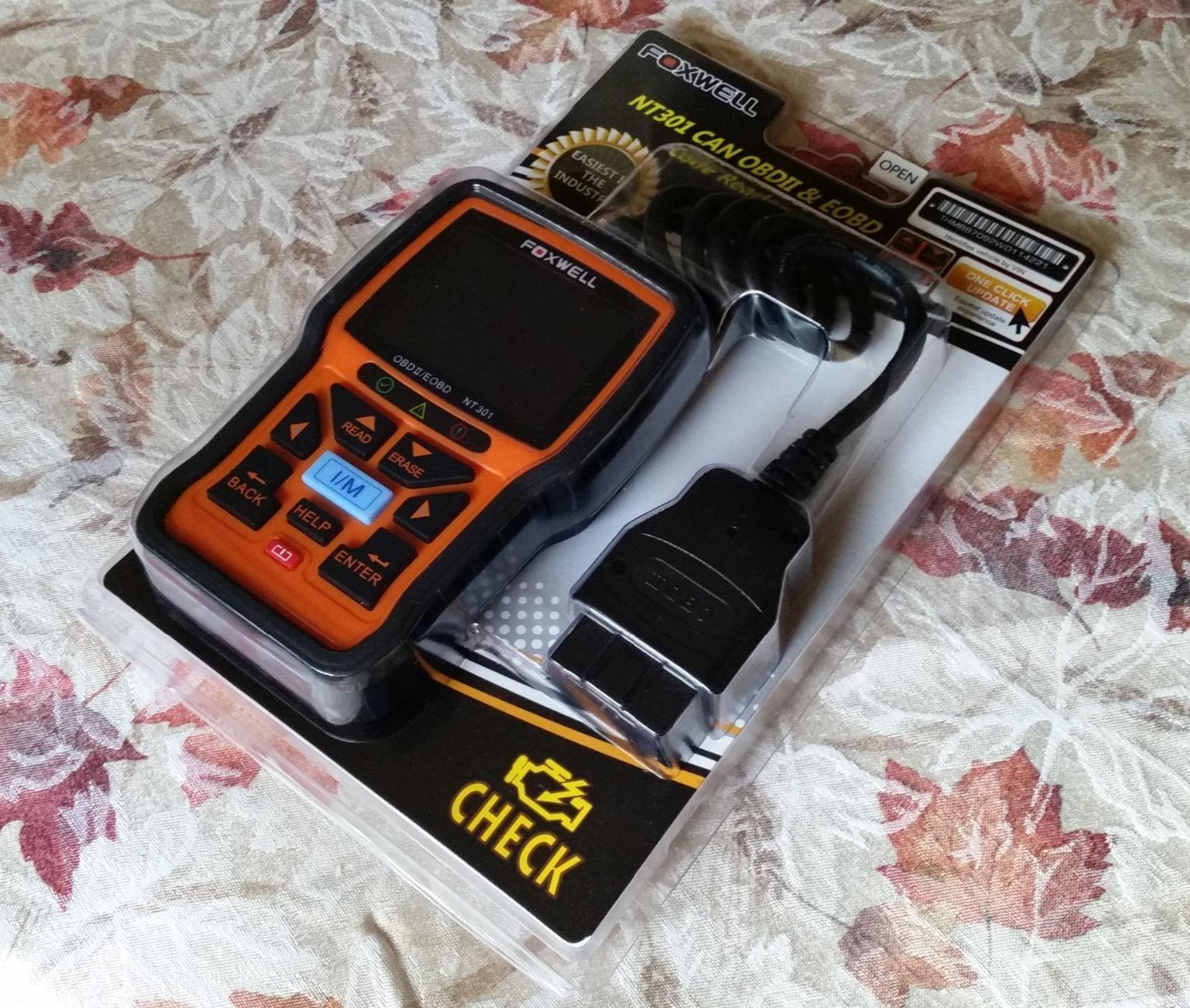 FOXWELL NT301 OBD2 Scanner Live Data Professional Mechanic OBDII Diagnostic Code Reader Tool for Check Engine Light customer photo 1