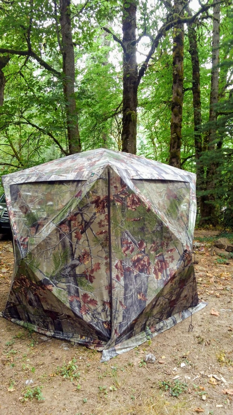 Barronett Big Cat Ground Hunting Blind, 3 Person Pop Up Portable, Backwoods Camo BC350BW customer photo 2