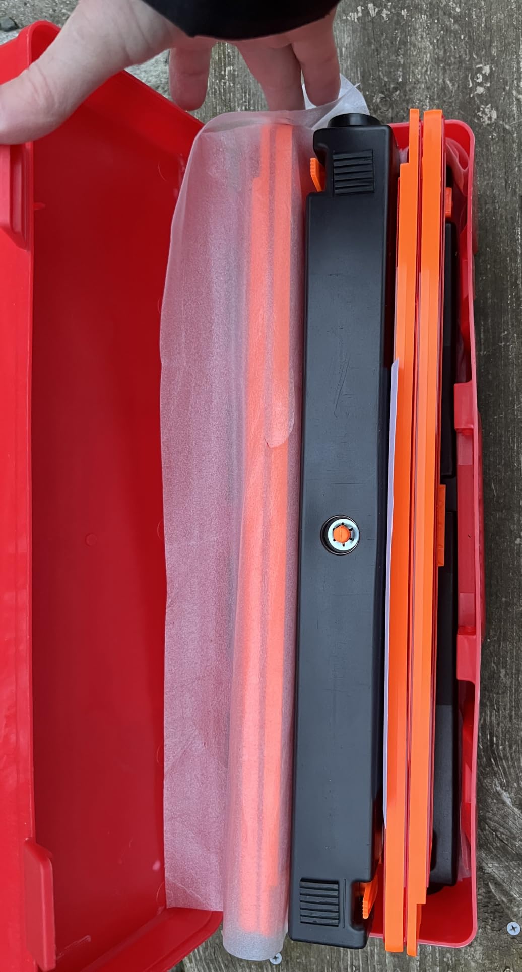 CARTMAN 3PK DOT Approved Foldable Road Safety Warning Triangles | Heavy Weighted Anti-Tip Base, High Visibility Reflect Panels, FMVSS 571.125 Compliant customer photo 2