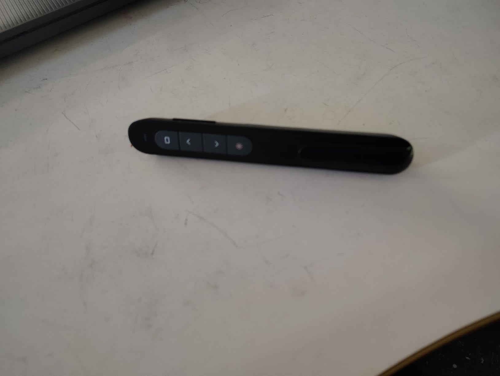 Wireless Presenter, Hyperlink Volume Control Presentation Clicker RF 2.4GHz USB PowerPoint Clicker Presentation Remote Control Pointer Slide Advancer (Black) customer photo 2