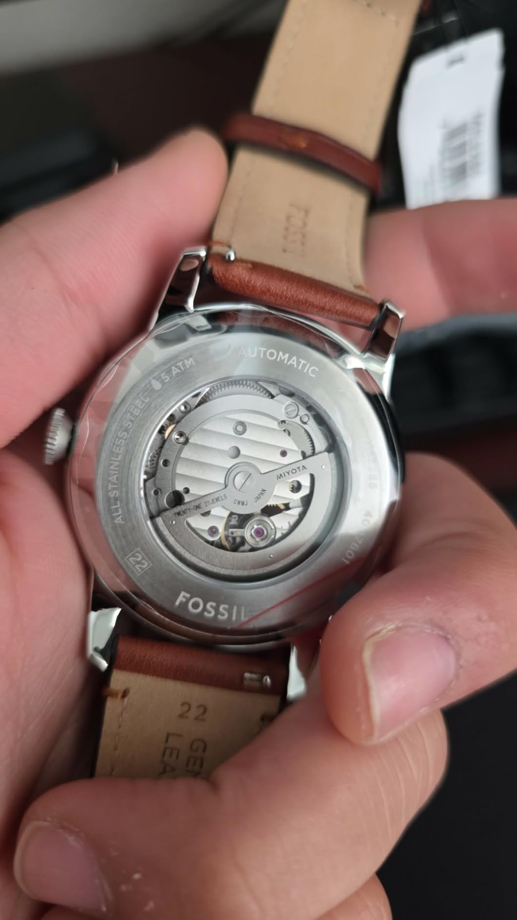 Fossil Men's Watch, Townsman Automatic Stainless Steel Watch for Men customer photo 2