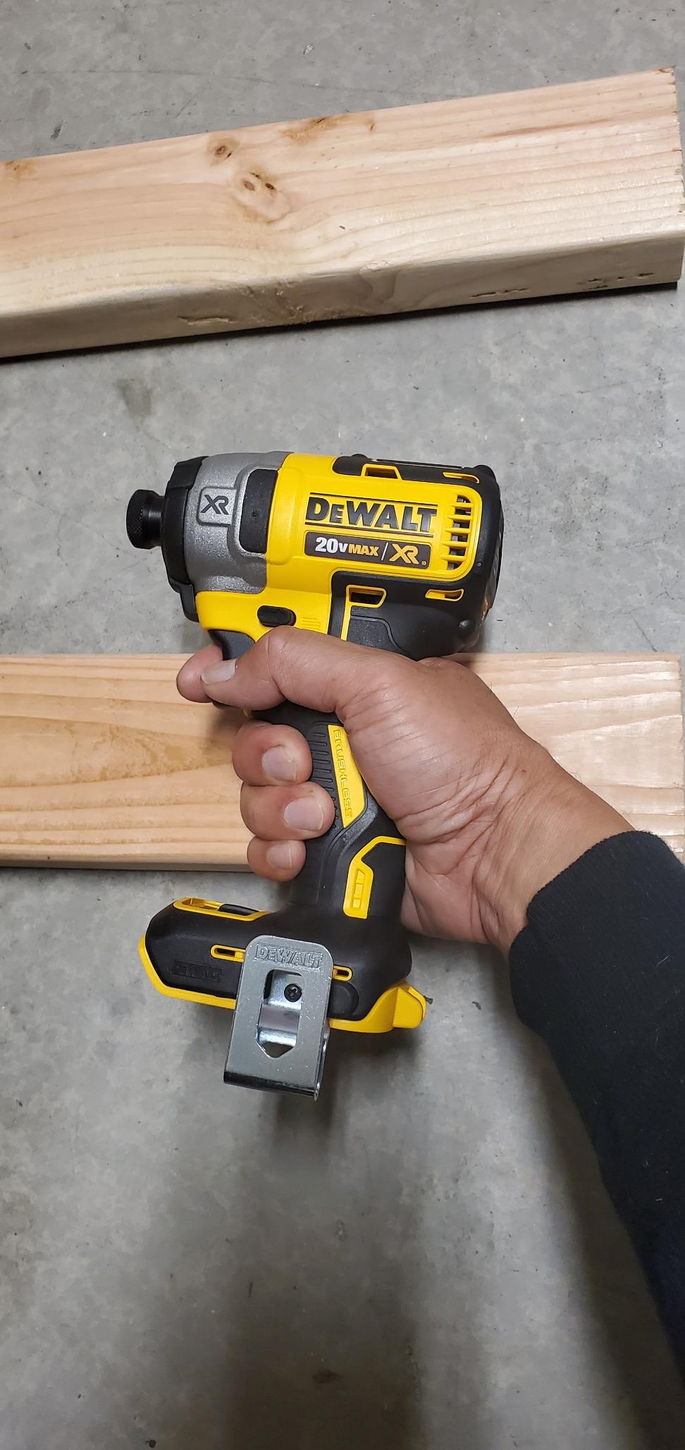 DEWALT 20V MAX XR Impact Driver, Brushless, 3-Speed, 1/4-Inch, Tool Only (DCF887B) customer photo 1