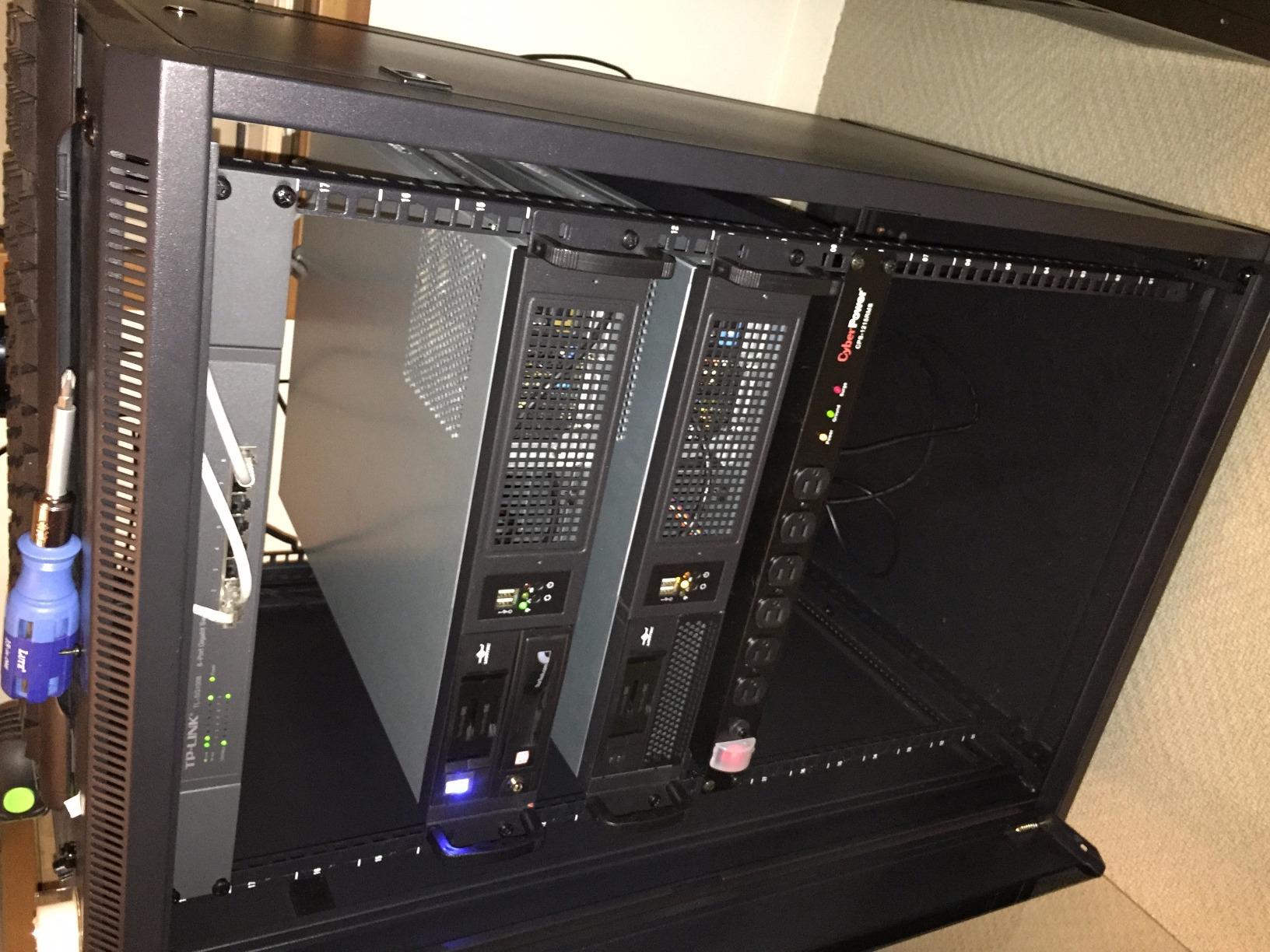 NavePoint 18U Server Cabinet Wall Mount Rack Enclosure with Caster Wheels, Includes 2 Fans, Locking Glass Door, Removable Side Panels - 18U Network Cabinet 17.7
