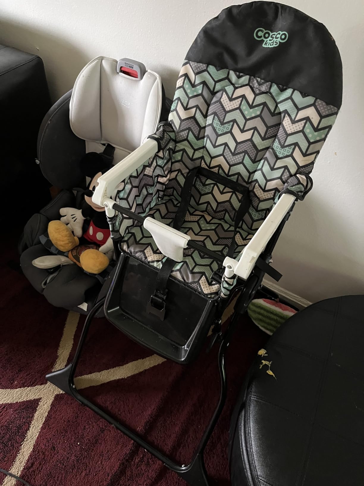 Cosco Kids Highchair for Baby, Simple Foldable High Chair, Convenient, Lightweight, and Compact Design, Flower Garden customer photo 1