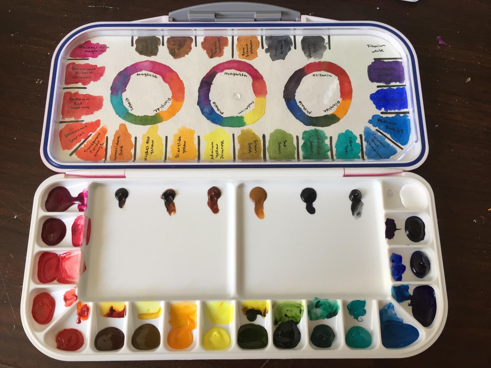 QoR 24 Color Set by GOLDEN, 24 x 5 ml tubes, Professional Watercolor Paint Set customer photo 1