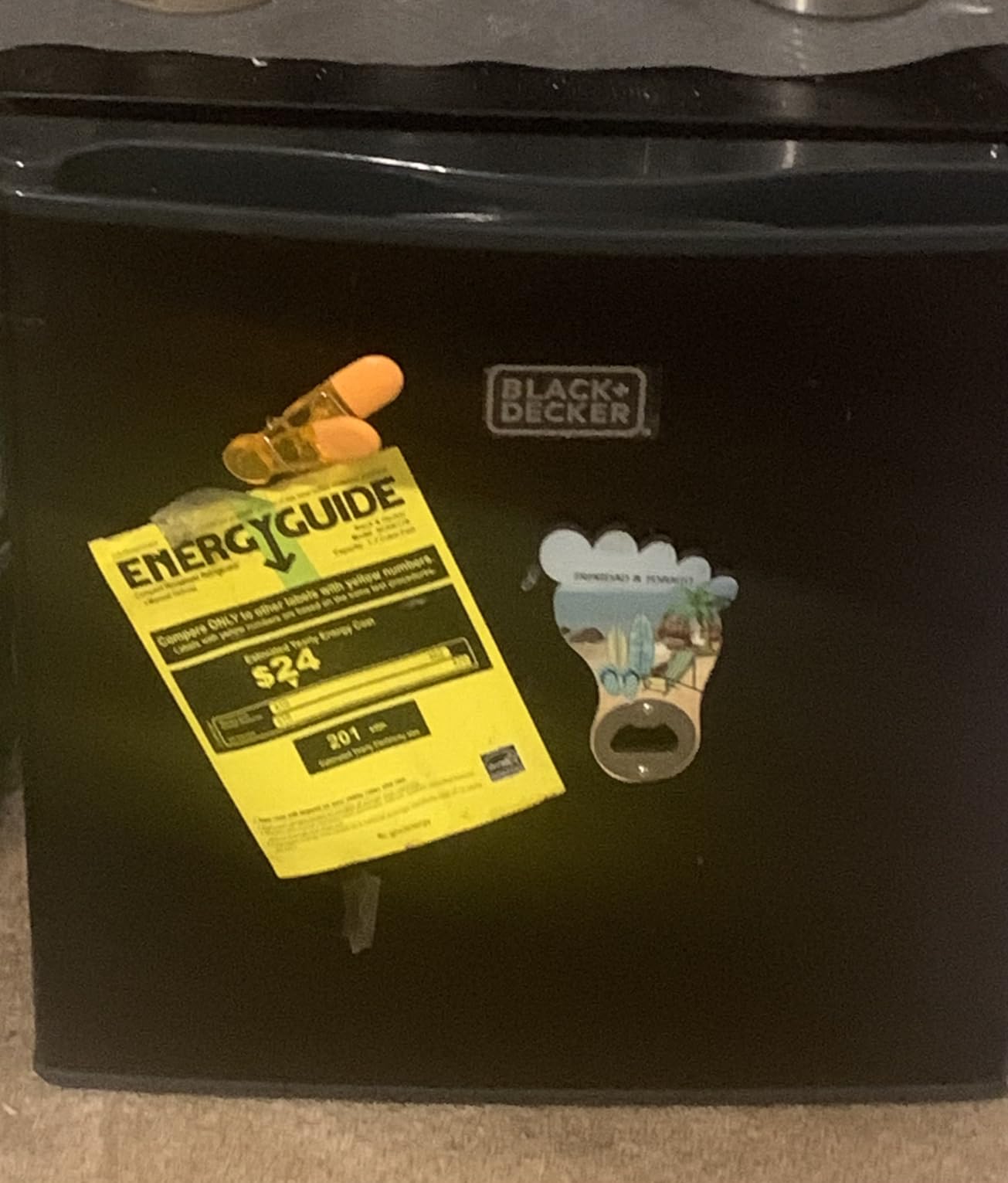 BLACK+DECKER 1.7 Cu. Ft. Compact Refrigerator, Energy Star, BCRK17B, Black | Energy Star Certified, Single Door Mini Fridge with Chiller Compartment, Personal Fridge for Home or Dorm, R600a Refrigerant customer photo 1