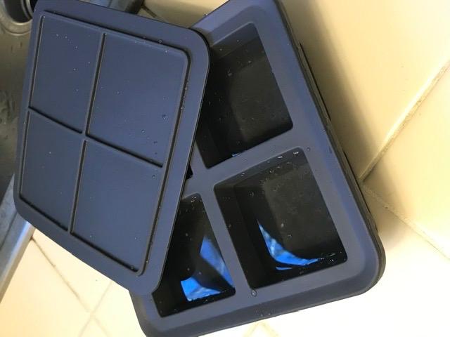 W&P Peak Silicone Extra Large Cube Ice Tray w/ Protective Lid | Charcoal | Easy to Remove Ice Cubes | Food Grade Premium Silicone | Dishwasher Safe, BPA Free customer photo 2
