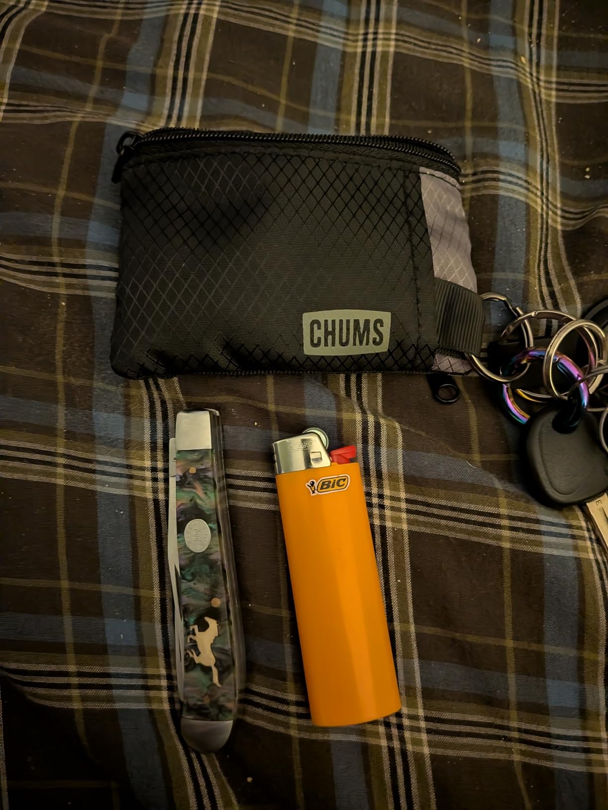 Chums Surfshorts Wallet - Minimalist Keychain Wallet for Men customer photo 1