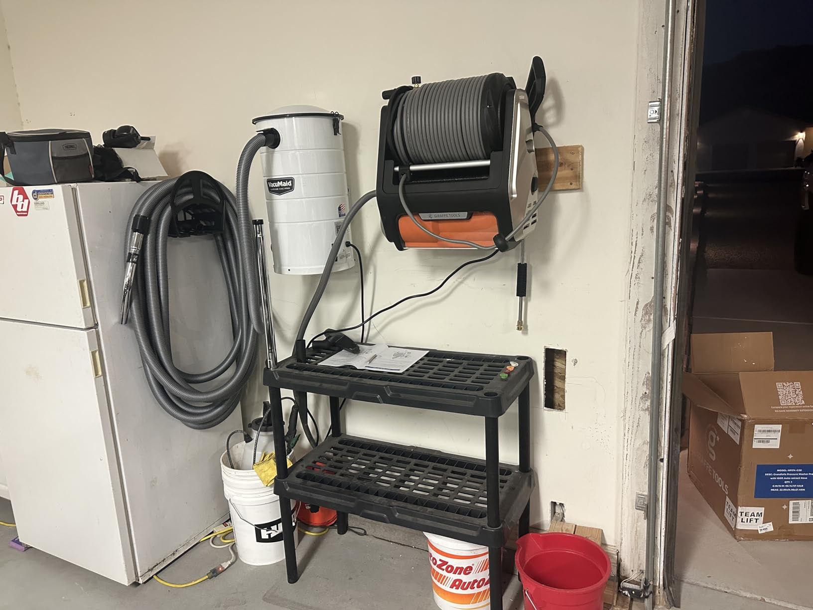 GV50WPRO Professional Wall Mounted Utility and Garage Vacuum with 50 ft Hose and Tools customer photo 1