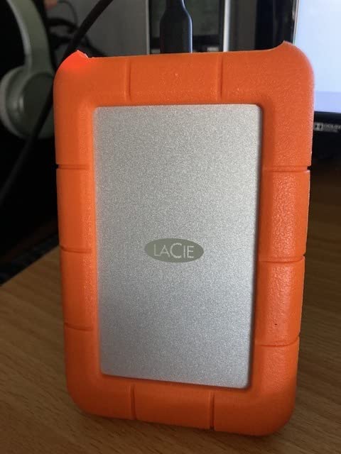 LaCie Rugged USB-C 2TB External Hard Drive Portable HDD, USB 3.0 Compatible, Drop Shock Dust Rain Resistant, for Mac and PC customer photo 1