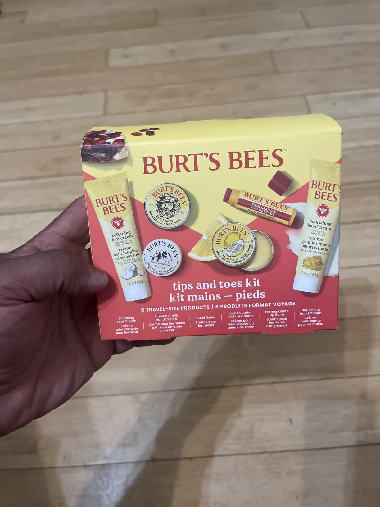 Burt's Bees Mama Gift Set, Includes Lip Balm, Leg and Foot Cream, and Belly Butter, Natural Origin Skin Care, 0.15 oz./3.38 oz./6.5 oz. customer photo 1