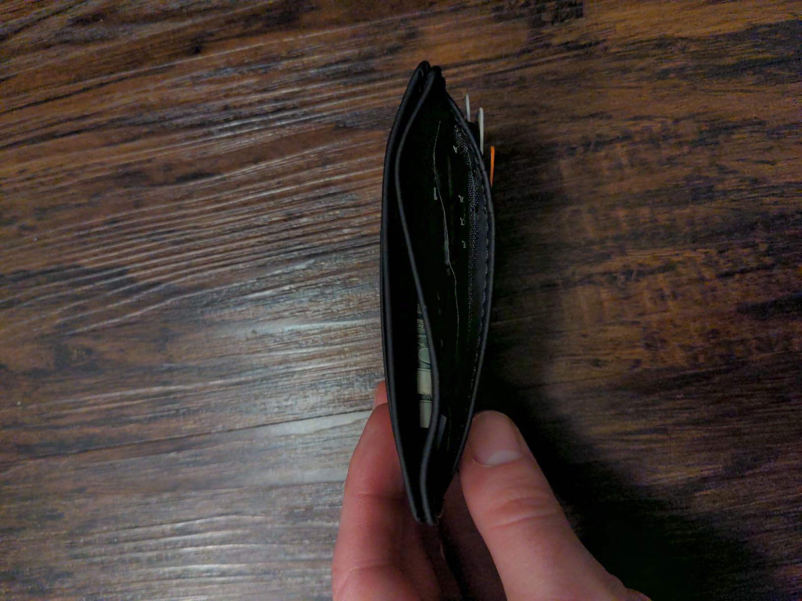 Travelambo Slim Wallet Front Pocket Minimalist Leather RFID Blocking Medium Size customer photo 2