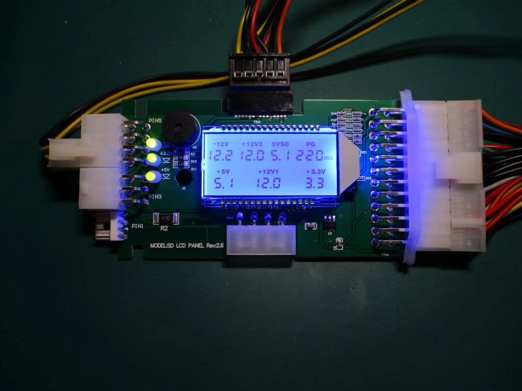 Computer PC Power Supply Tester | 1.8'' LCD Screen, Aluminum Alloy Enclosure, ATX/ITX/IDE/HDD/SATA/BYI Connectors Power Supply Tester customer photo 1