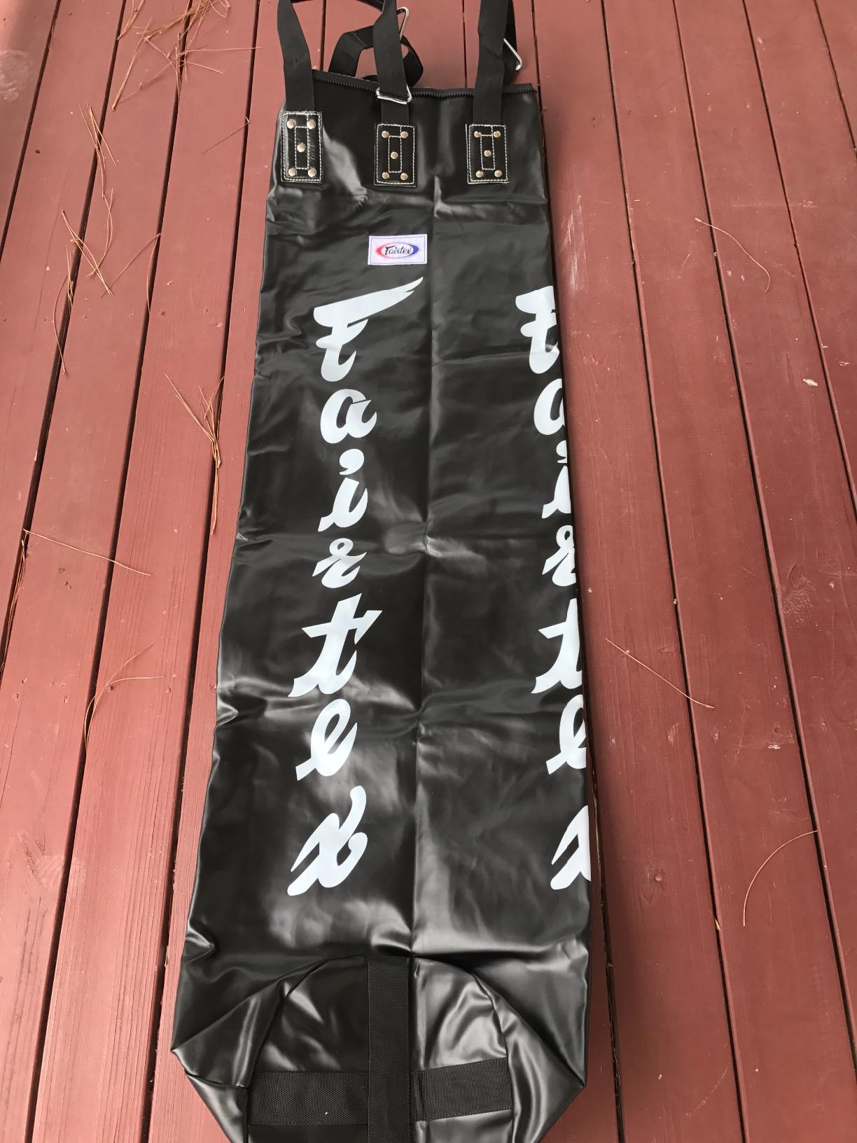 Fairtex HB6 Banana Heavy Bag, Muay Thai MMA Kickboxing Boxing Punching Bag customer photo 2