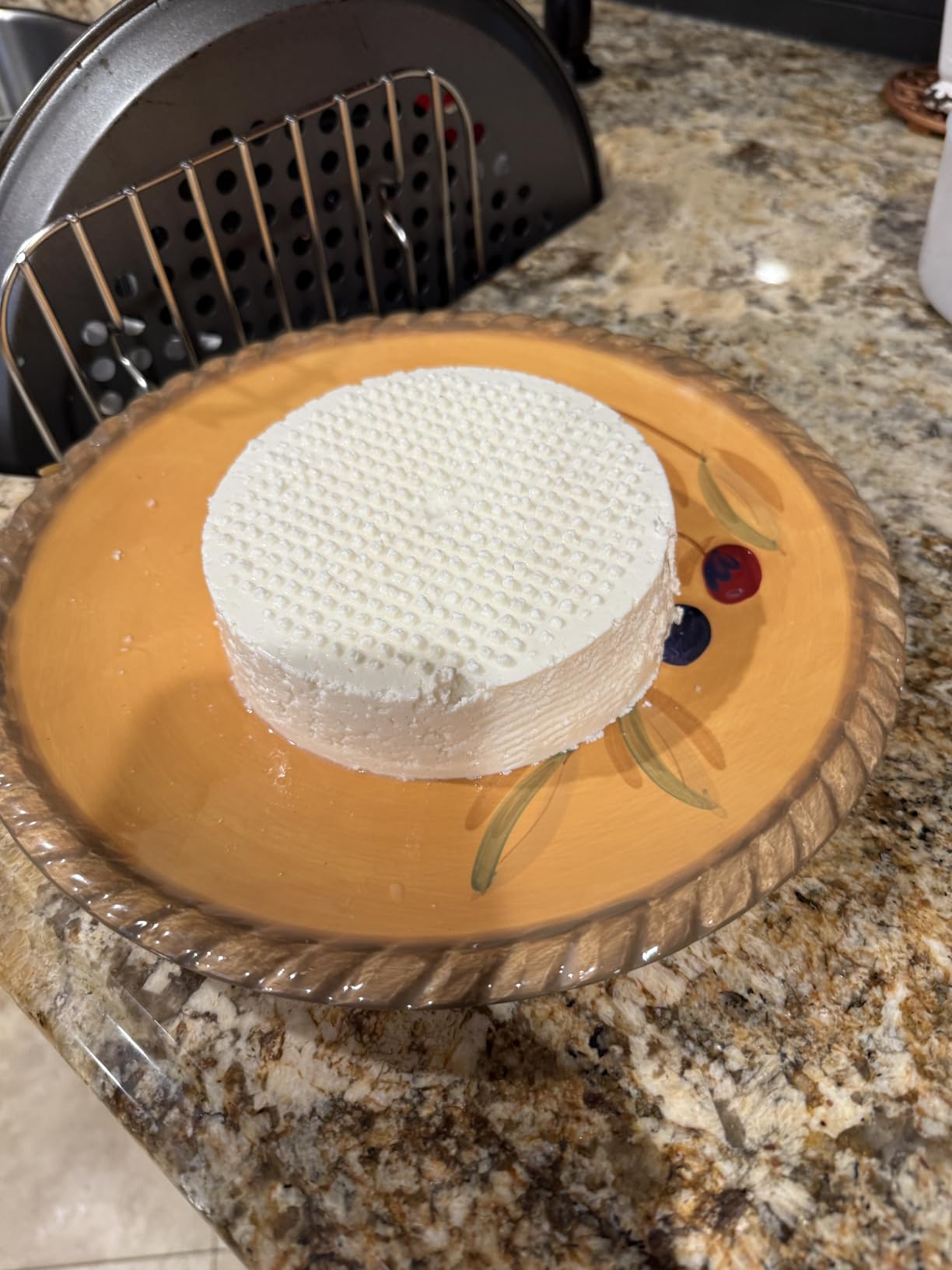 Cheese Mold for Cheese Making Cheese with Follower Piston 1.3 QT and Cheesecloth - Cheesemaking Supplies - Cheese Form Mold - Cheese Making Basket - Cotton Cloth for Straining customer photo 2