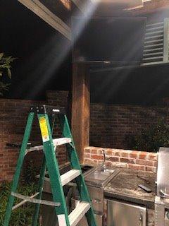 SunBrite SE 43-inch Partial Sun Outdoor TV | 4K Ultra HD LED Weatherproof Television - Includes Speaker bar (SB-SE-43-4K-BL) customer photo 1