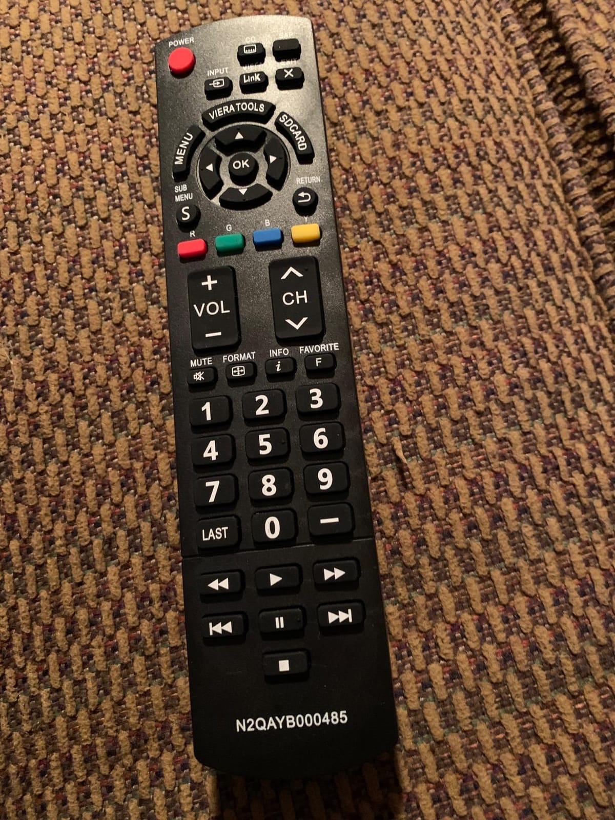 N2QAYB000485 Replace Remote Control fit for Panasonic 32