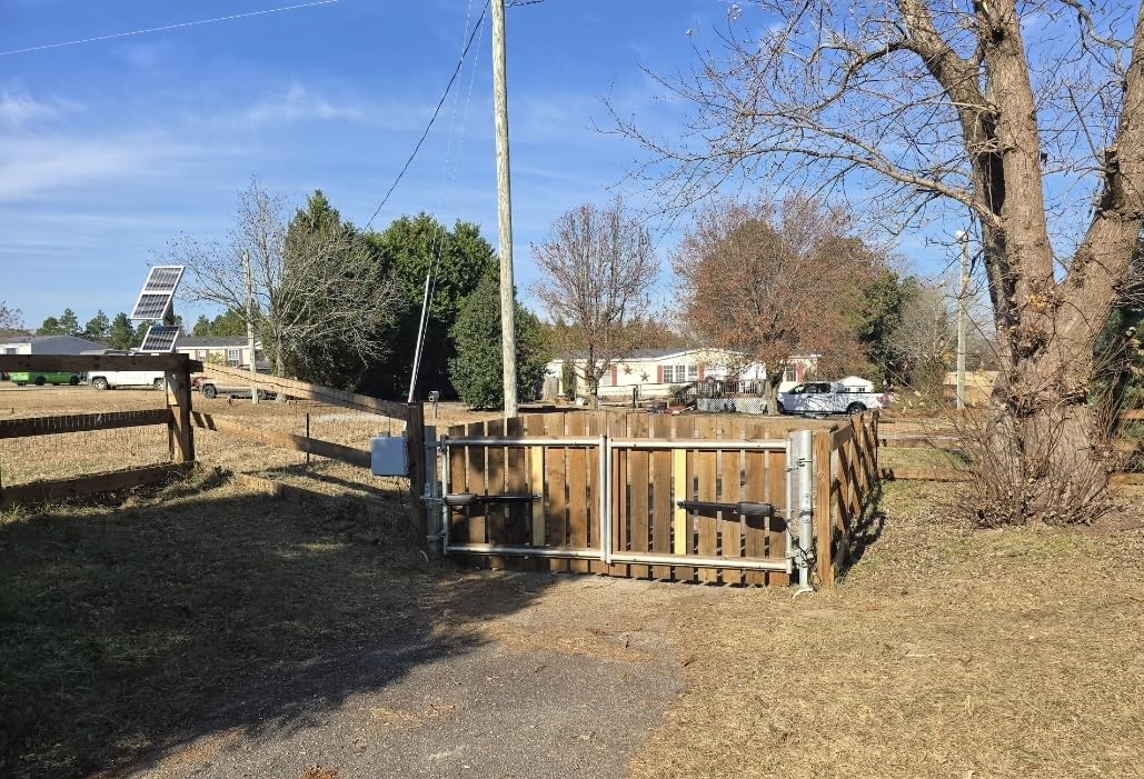 TOPENS AD8S Solar Dual Swing Gate Opener Heavy Duty | Dual Swing Gates Up to 18ft OR 880lbs per Arm, Easy DIY, Solar Panel and Remote Control Included customer photo 1