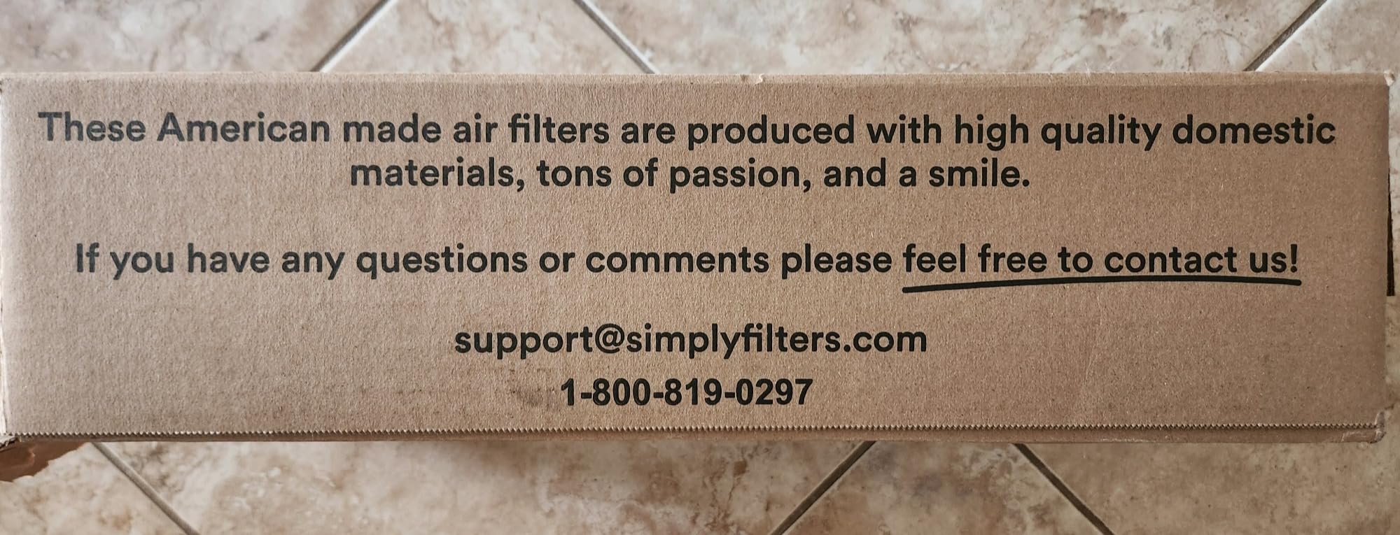 Simply 16x25x1 Air Filter, MERV 8, 6 Pack, For Home AC Furnace & HVAC (Actual Size: 15.75