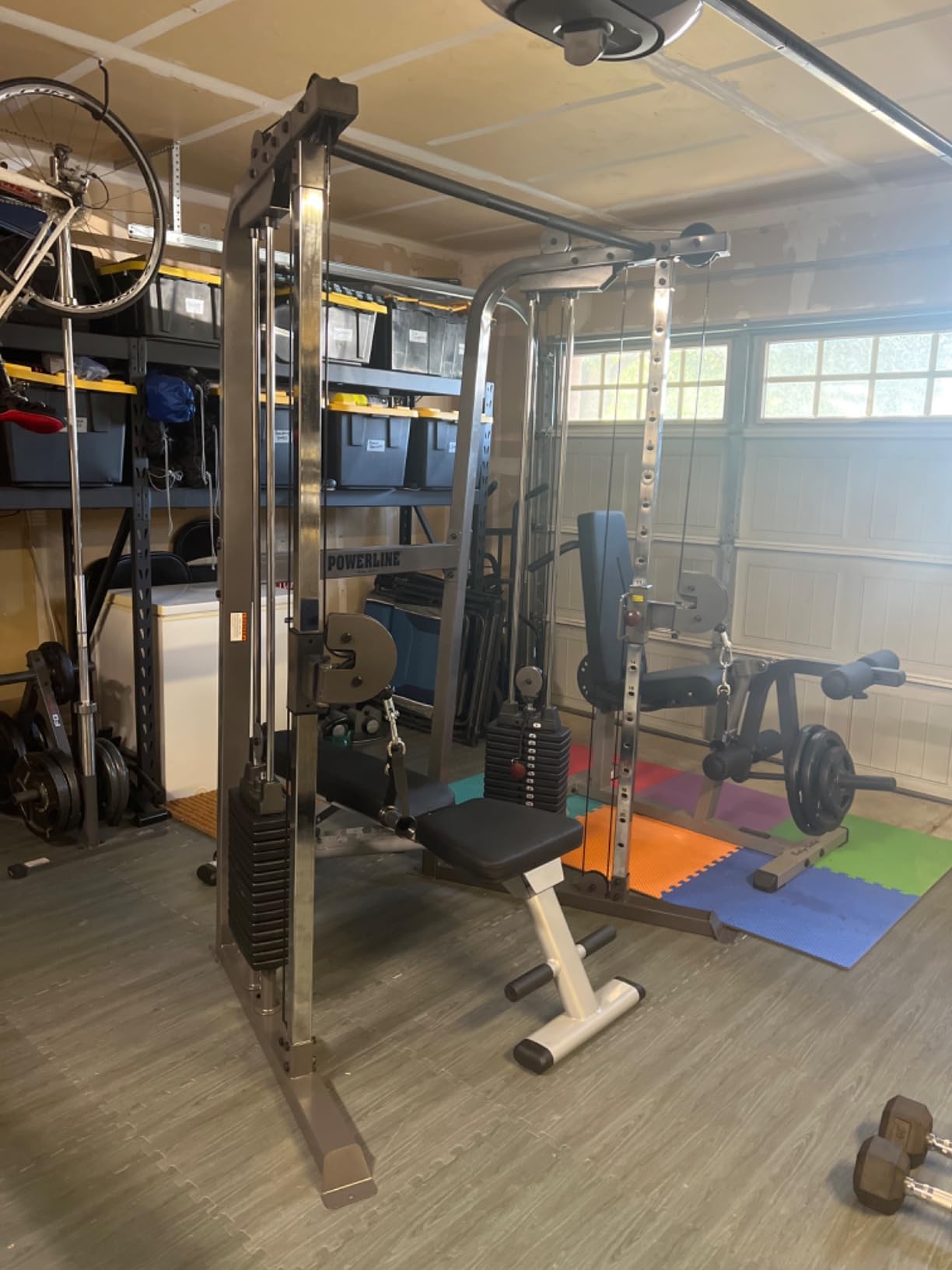 Body-Solid Powerline Cable Crossover Exercise Machine for Home & Commercial Gym, Functional Training Center with Dual Weights Stack for Cable Workout customer photo 1