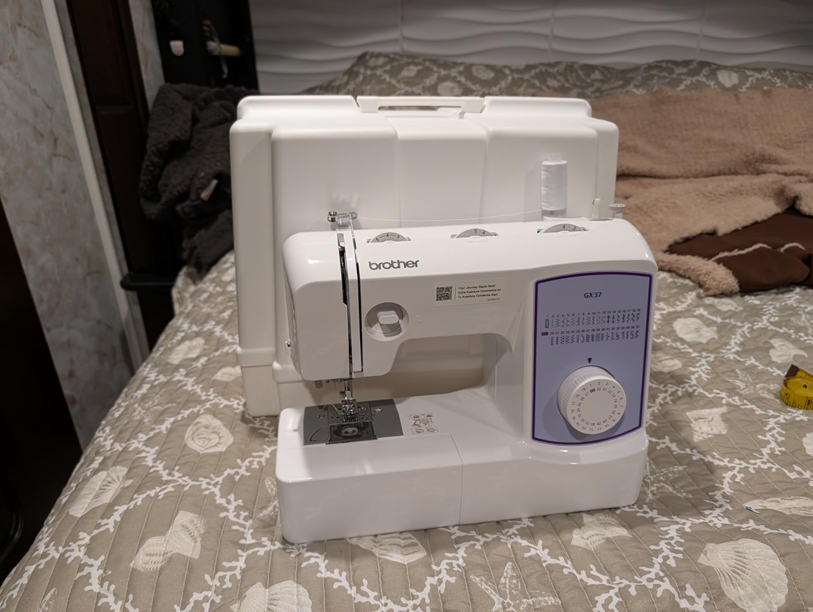 Brother GX37 Sewing Machine 37 Built-in Stitches | 37 Built-in Stitches, 6 Included Sewing Feet, Decorative stitches, The stitches are conveniently printed on the machine customer photo 1