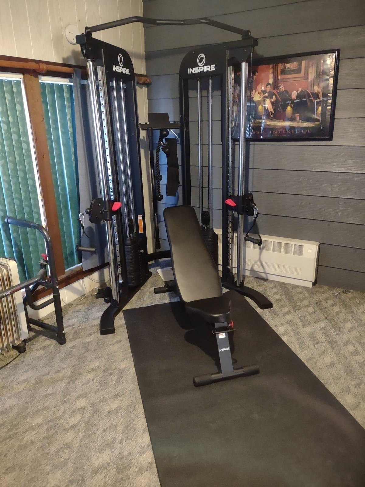 Inspire Fitness FTX Functional Trainer - Compact at Home Workout Machine with Accessories - Space Saving Design - Home Gym Cable Machine and Two 165 lb Weight Stacks customer photo 2