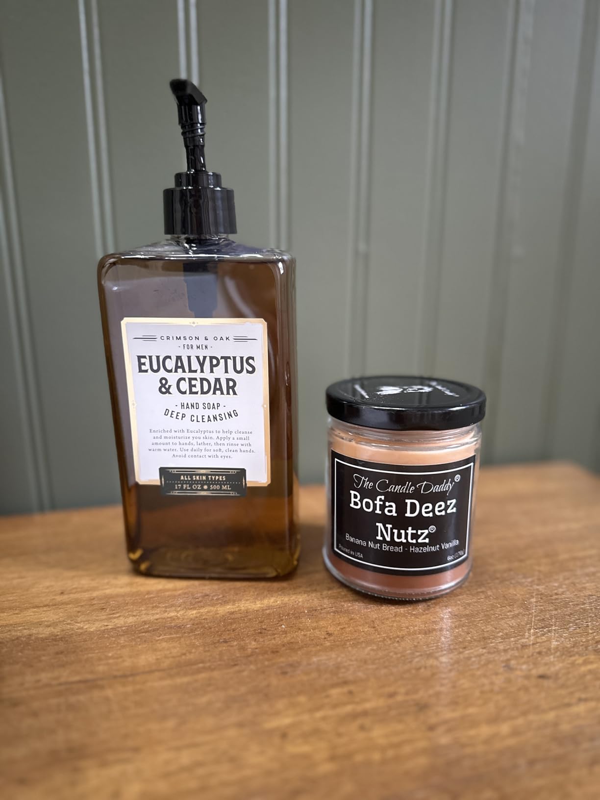 Bofa Deez Nutz- Funny- Banana Nut Bread n Hazelnut Vanilla- Scented Candle- Double Pour- 6 Ounce- 40 Hour Burn Time customer photo 2