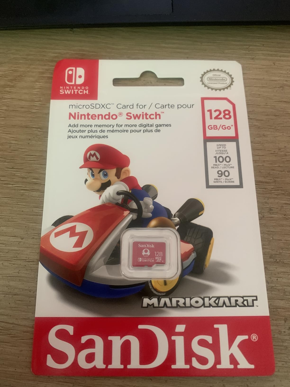SanDisk 128GB microSDXC-Card, Licensed for Nintendo-Switch - SDSQXAO-128G-GNCZN customer photo 1