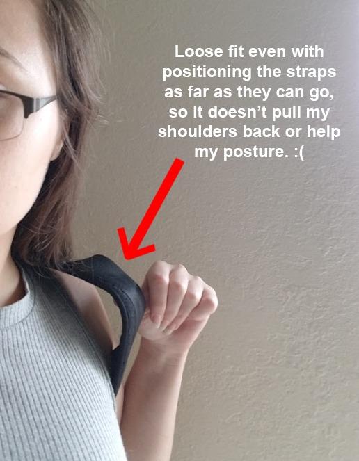 Posture Corrector for Men and Women, Bodywellness Fix Upper Back Brace for Clavicle Support, Adjustable Back Straightener and Providing Pain Relief from Neck, Back & Shoulder Under Clothes (Regular) customer photo 2