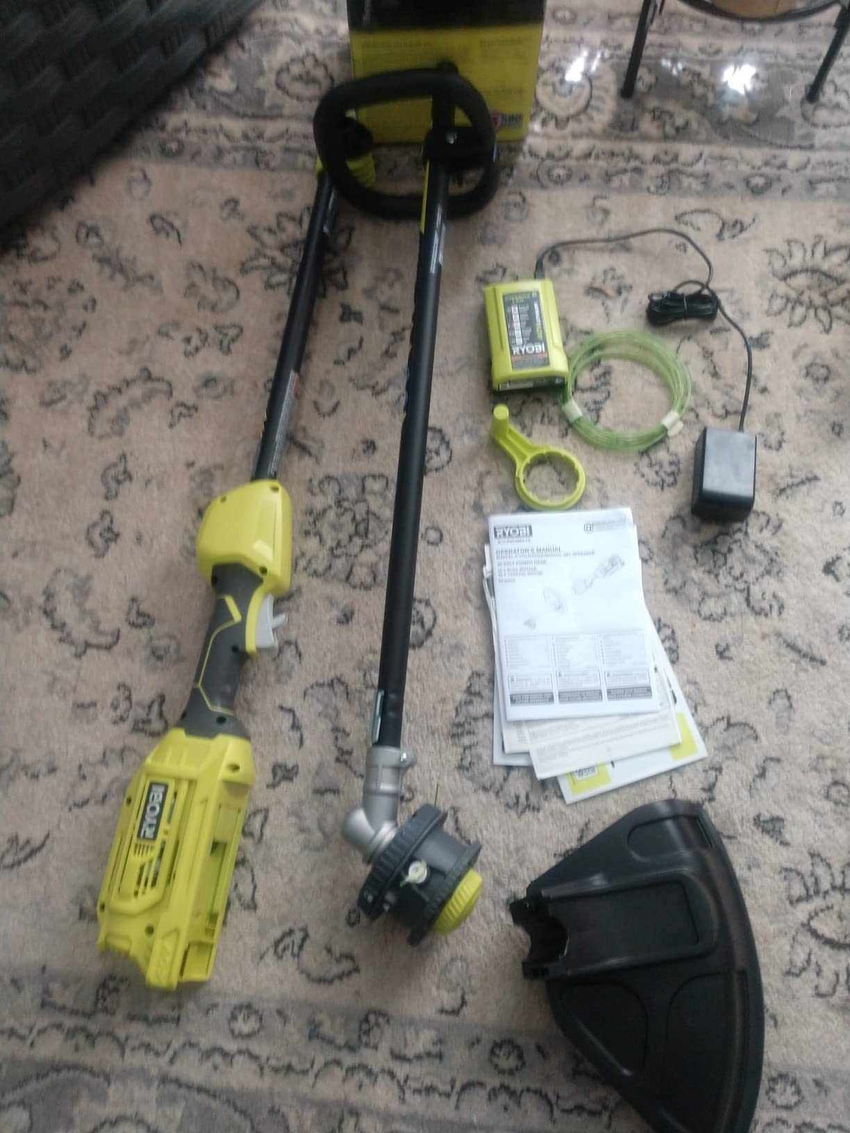 RYOBI 40-Volt Lithium-Ion Cordless Attachment Capable String Trimmer, 4.0 Ah Battery and Charger Included customer photo 1
