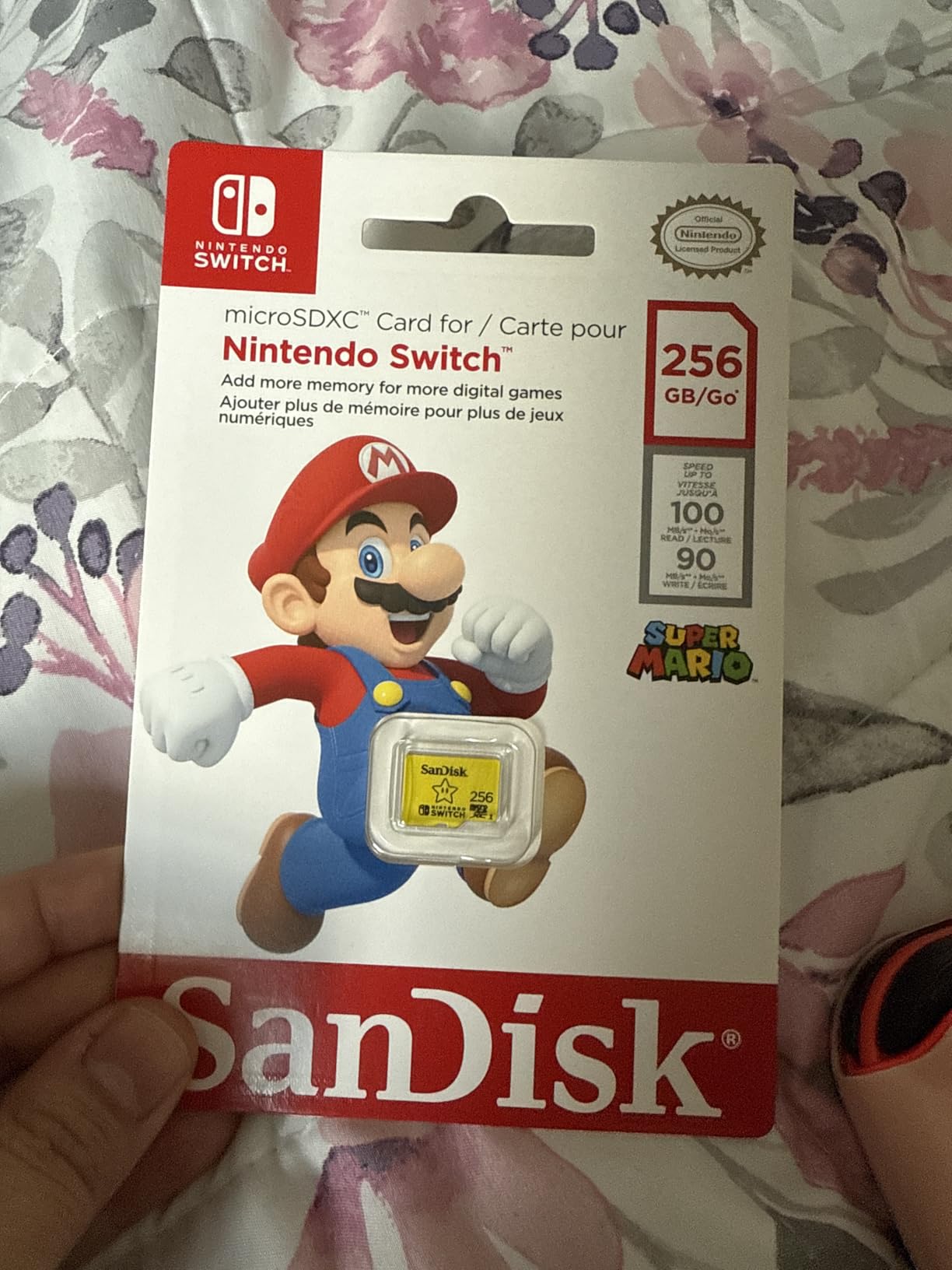 SanDisk 256GB microSDXC-Card, Licensed for Nintendo-Switch - SDSQXAO-256G-GNCZN customer photo 1