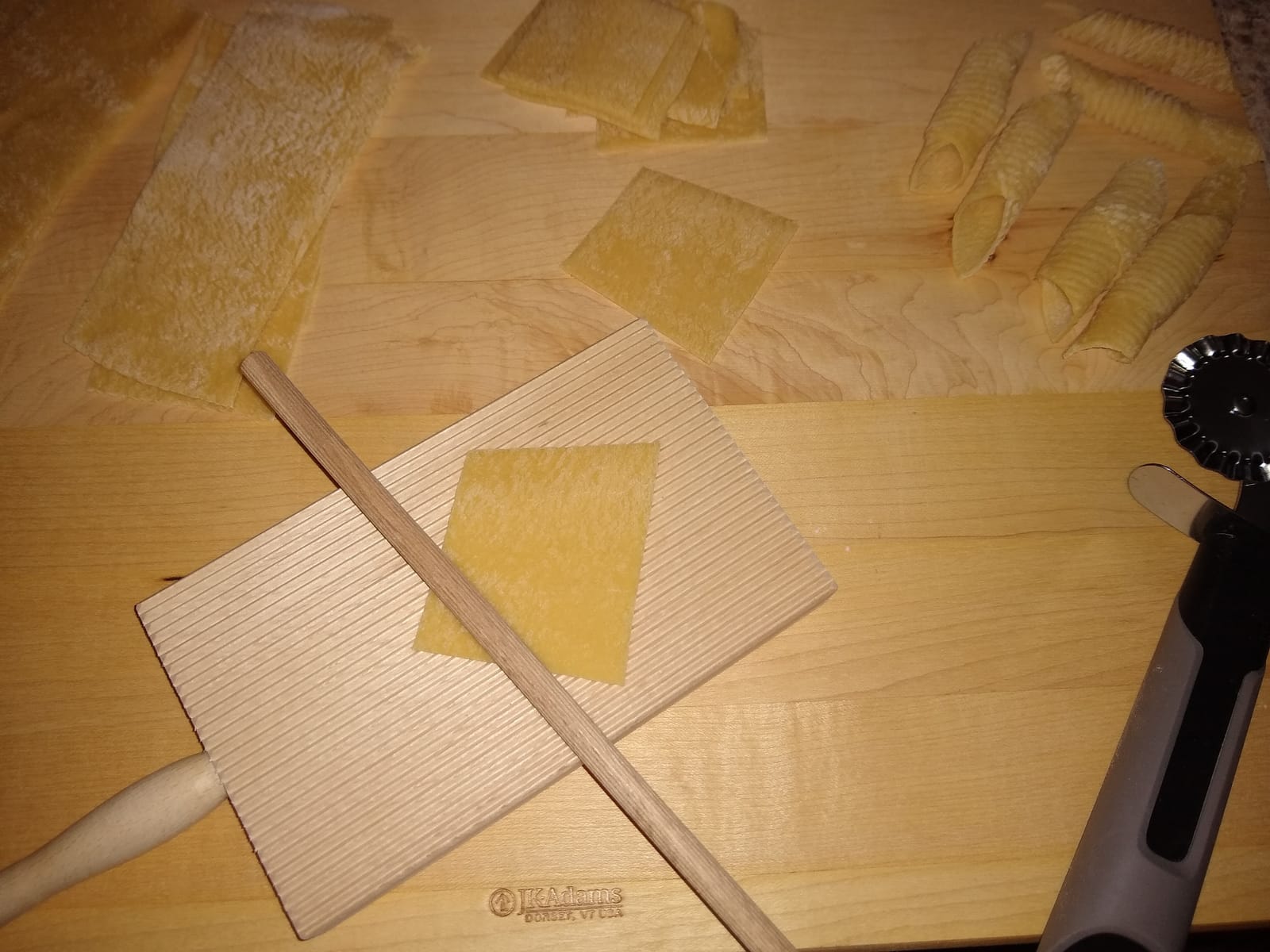 Fantes Cousin Allora's Garganelli Maker, Made in Italy, Beechwood customer photo 2