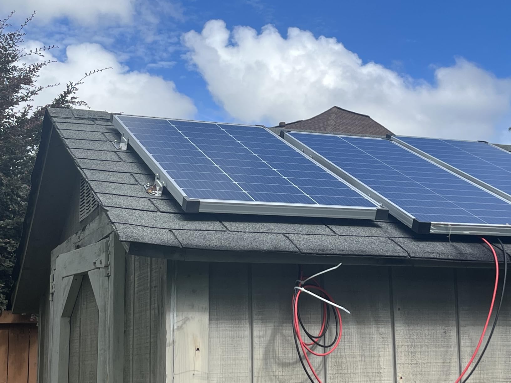 Topsolar Solar Panel Kit 100 Watt 12 Volt Monocrystalline Off Grid System for Homes RV Boat + 30A 12V/24V Solar Charge Controller + Solar Cables + Z-Bracket for Mounting customer photo 1
