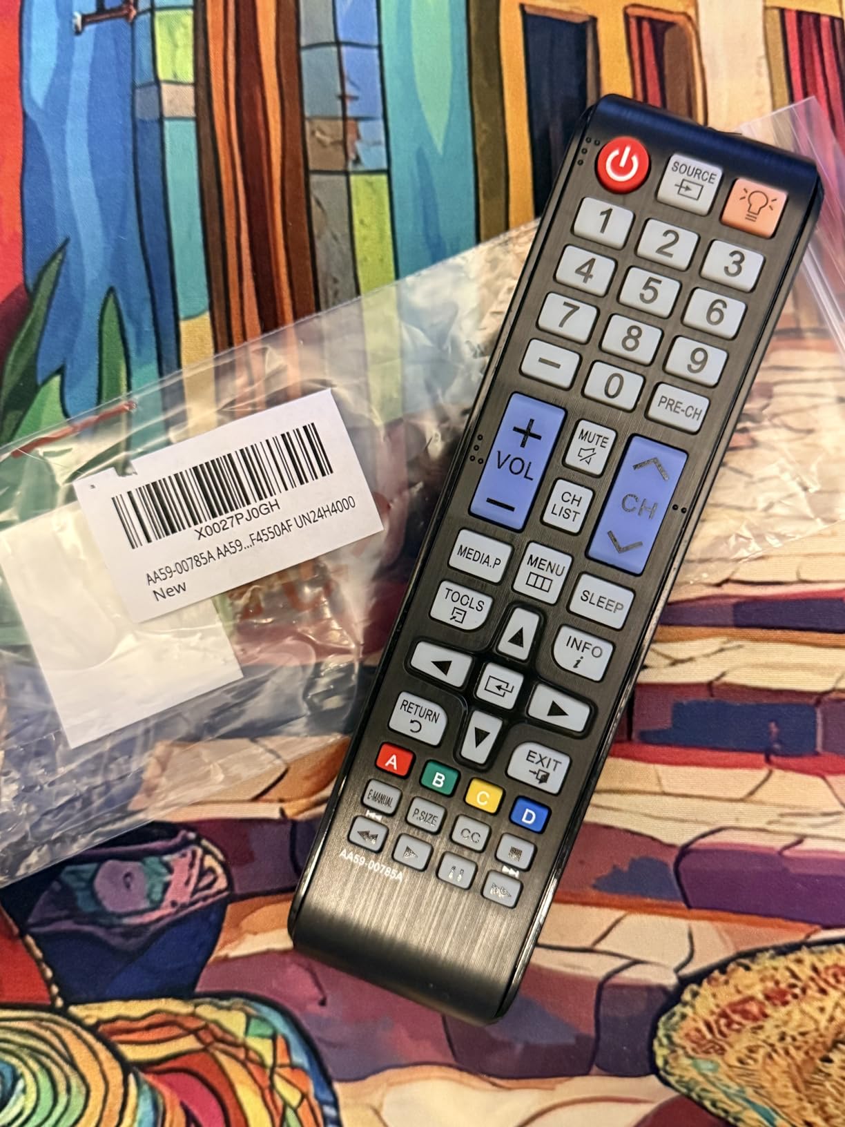 AA59-00785A AA5900785A Remote Control fit for Samsung Plasma TV T24D310 | PN43F4500 PN43F4550 PN51F4500 PN51F5300 PN51F5350 PN60F5300 PN60F5350 PN64F5300 PN64F5350 T24D310NH PN43F4550AF UN24H4000 customer photo 1