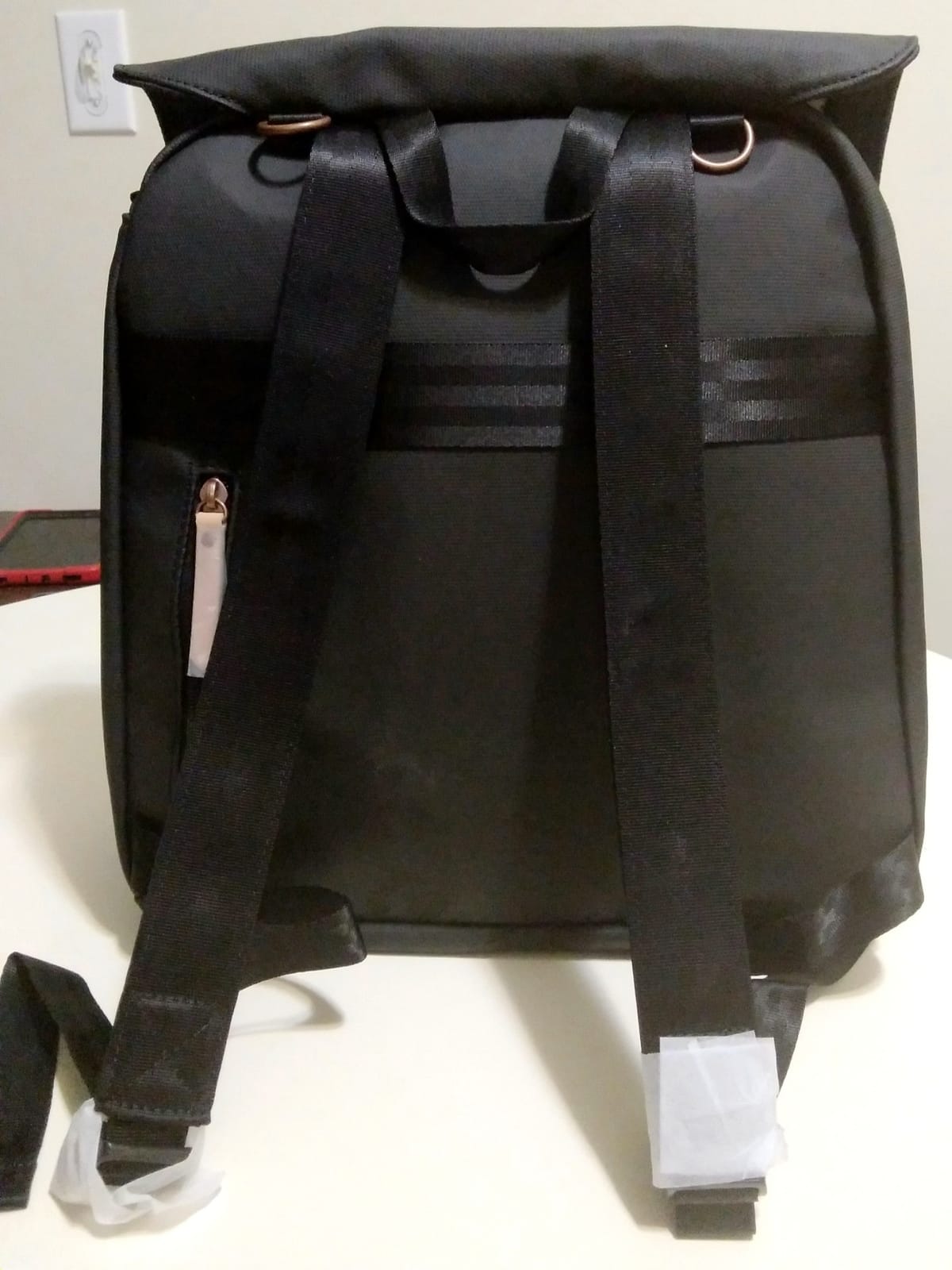 Petunia Pickle Bottom Meta Backpack, Diaper Bag for Parents, Comfortable, Spacious, Sleek, On-The-Go Moms and Dads, Black Matte Canvas customer photo 1
