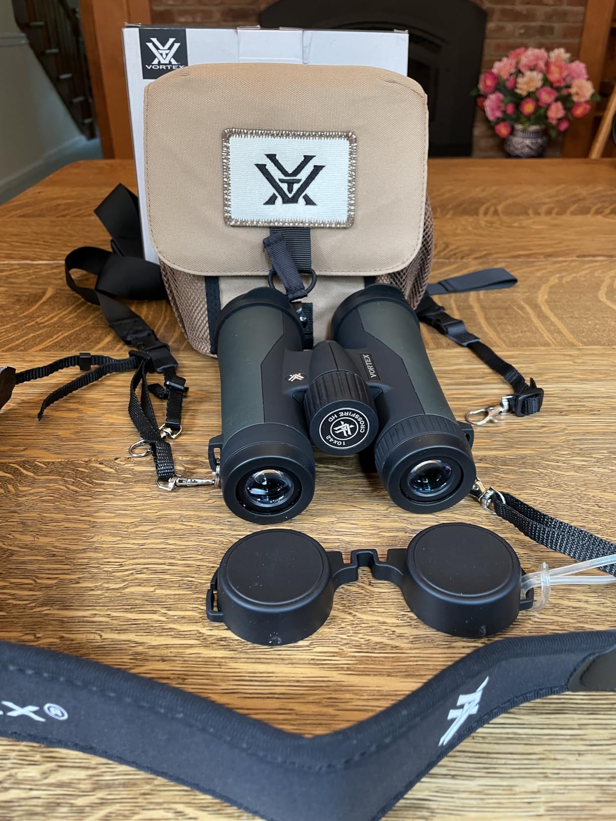Vortex Crossfire HD 10x42 Binoculars | HD Optics, Tripod Adaptable, Waterproof, Fogproof, Shockproof, Included GlassPak Harness - Unlimited, Unconditional Warranty customer photo 1