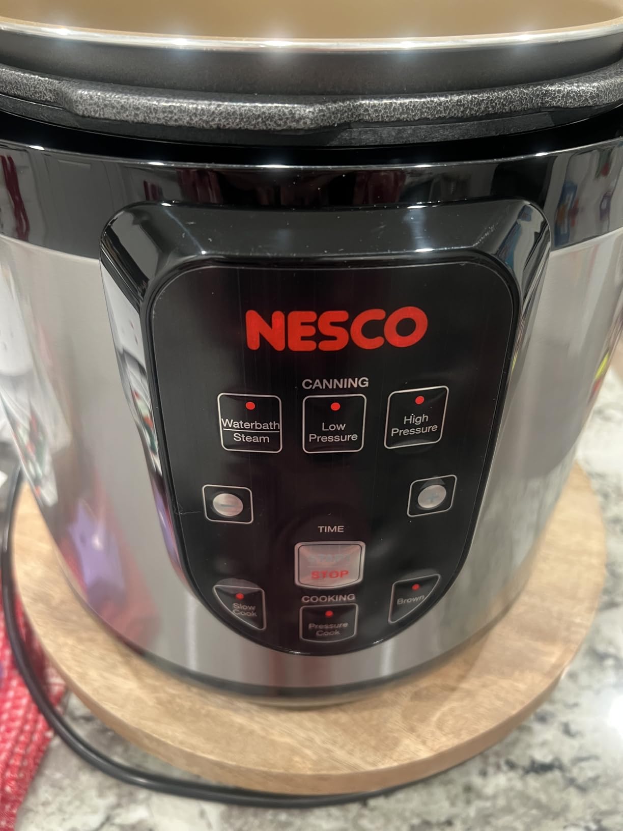NESCO NPC-9 Smart Electric Pressure Canner and Cooker for Home Food Preservation, 9.5-Quart Stainless Steel with Digital Controls customer photo 2