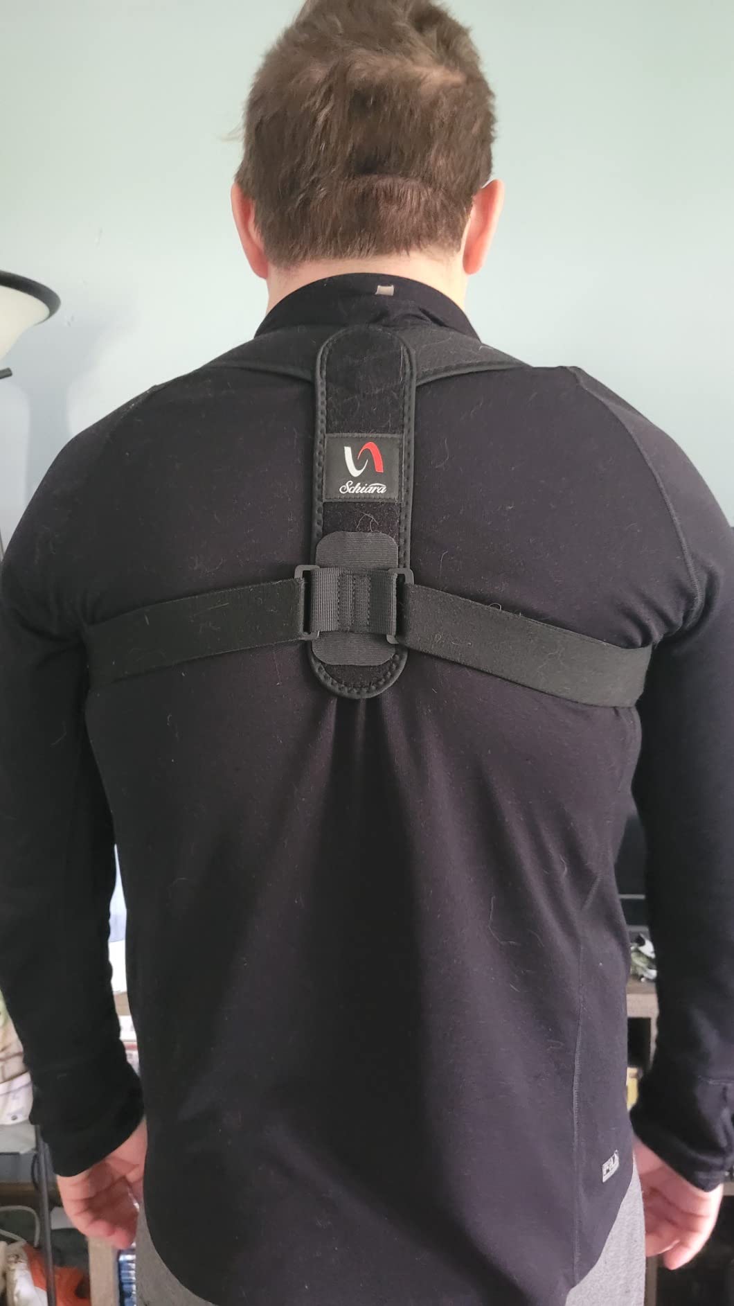 Schiara Posture Corrector for Men and Women, Comfortable Upper and Back Brace, Adjustable Back Support for Back, Shoulder and Neck customer photo 1