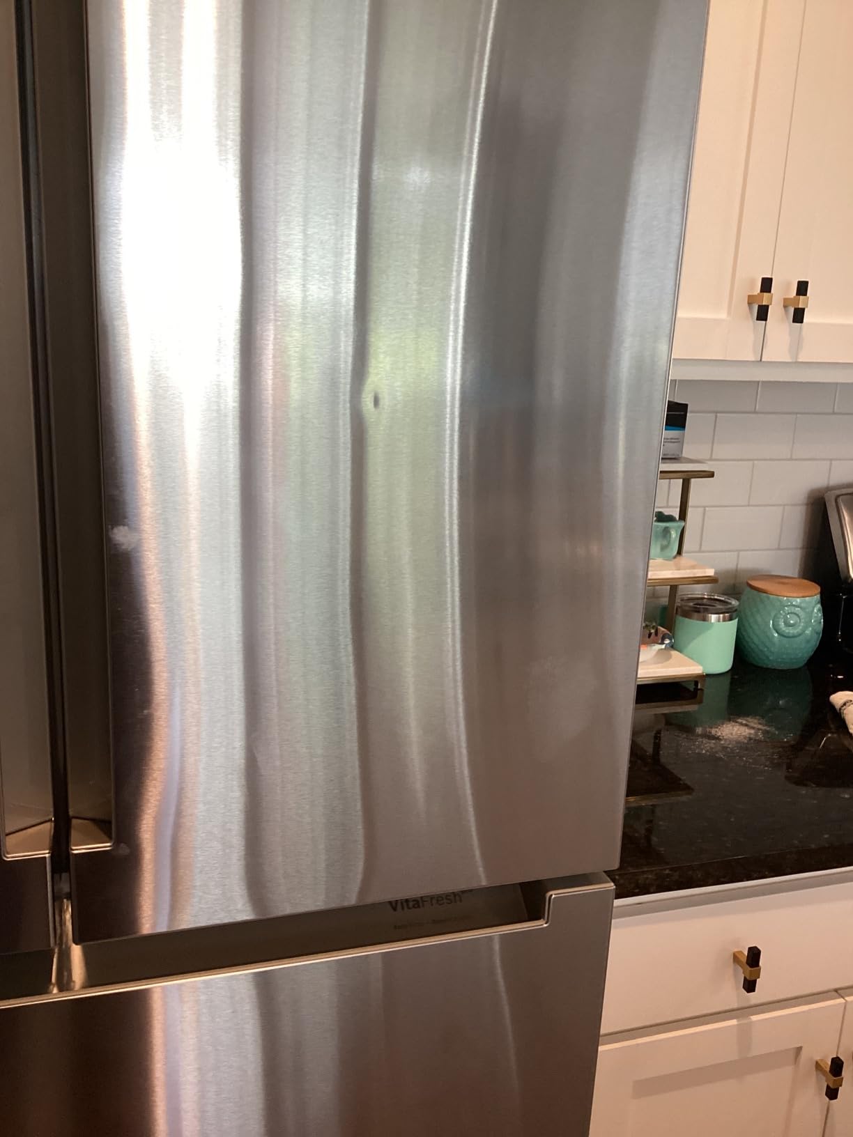 800 Series 36 in. 21 cu. ft. Smart Counter Depth French Door Recessed Handle Refrigerator Stainless Steel, Ice and Water customer photo 2