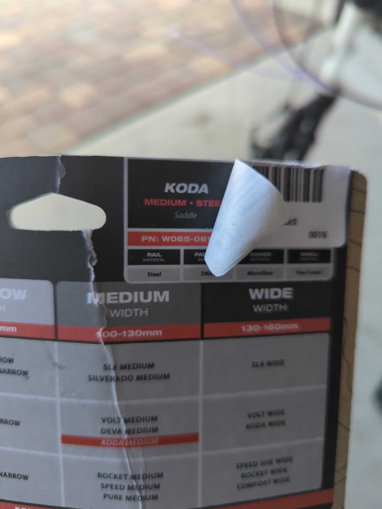 WTB Koda Mountain Bike Seat (Saddle) - Gravel, Trail & Bikepacking (Medium/Wide, 3 Rail Options) customer photo 1
