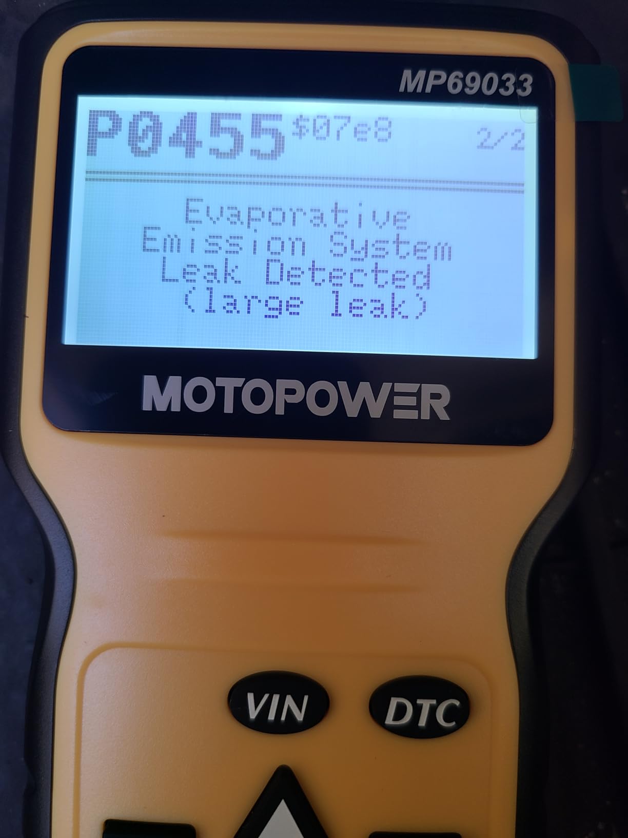 MOTOPOWER MP69033 Car OBD2 Scanner Code Reader Engine Fault Scanner CAN Diagnostic Scan Tool for All OBD II Protocol Cars Since 1996 customer photo 1