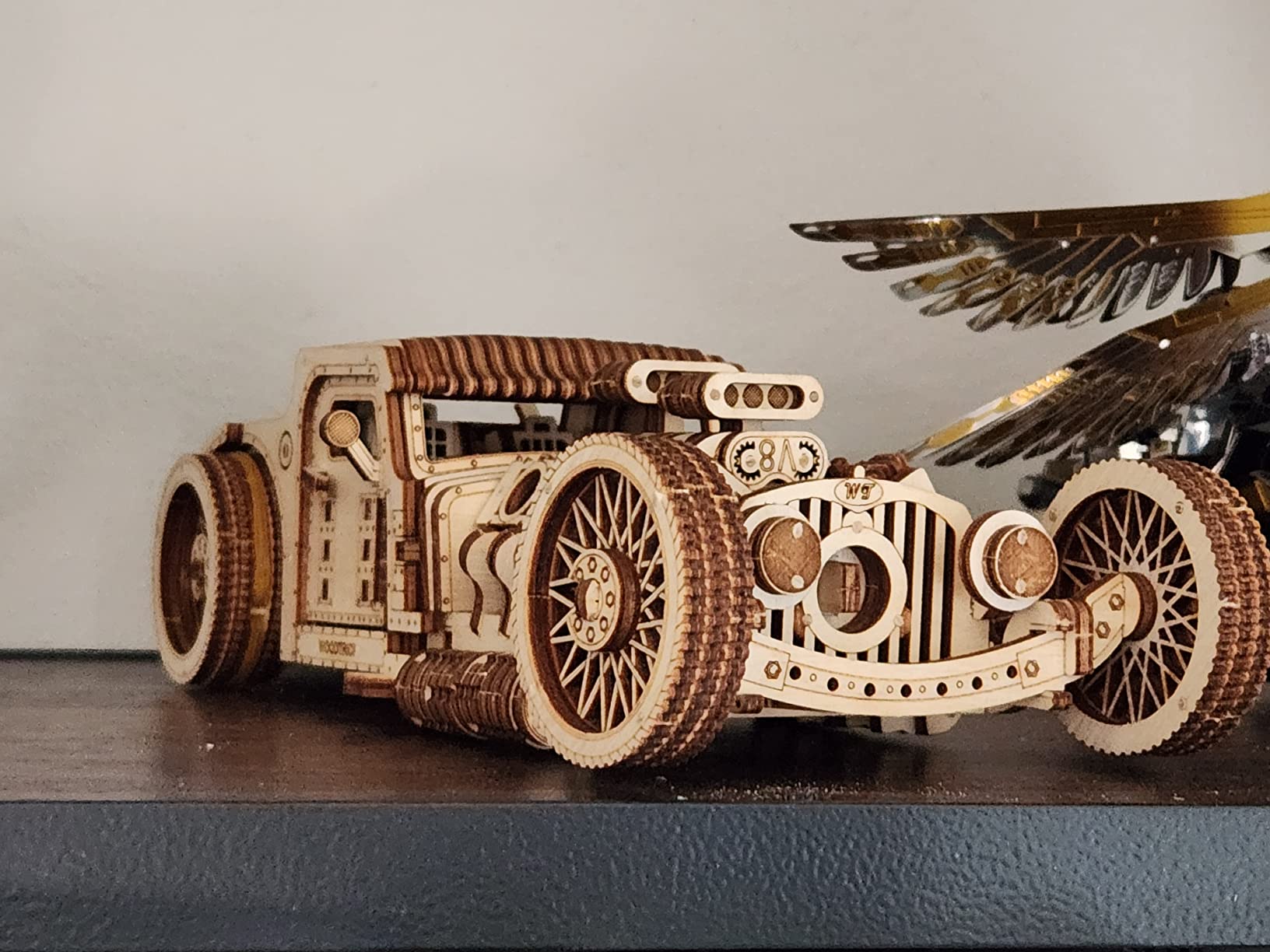 Wood Trick Hot Rod Car 3D Wooden Puzzles for Adults to Build customer photo 1